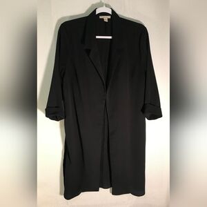 COZY casual Women's Black Long Sleeve Blazer Zize L made In China